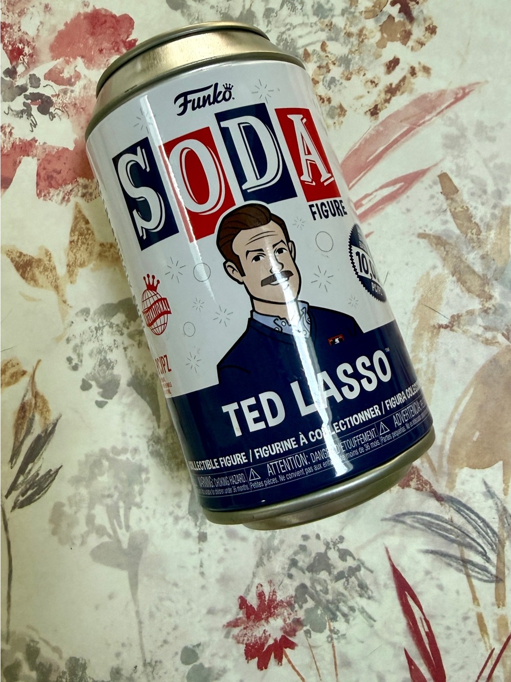 TED LASSO Funko Soda Collectible Can - Blue & White NEW